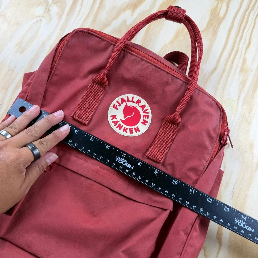 Fjallraven Kanken Backpack Ox Red Classic Vinylon F School Travel Bag